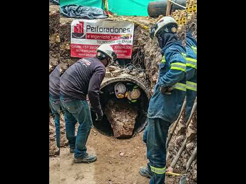 CONSTRUCCIÓN SISTEMA TUNNEL LINER DE 1.20 METROS EN ROCA BOGOTÁ COLOMBIA +573213678183